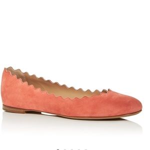 Chloe Lauren scalloped flats